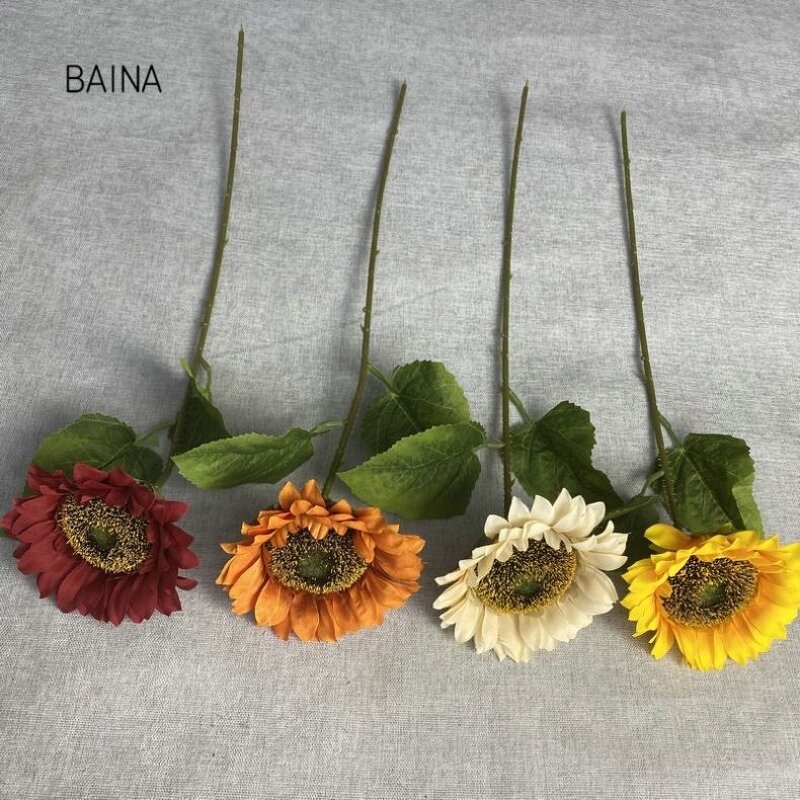 Artificial Flower - Single Sunflower Decorative Music Box Handmade Realistic