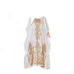 Women's Nightdress - Modest Satin New Plus Size Summer Cover-Up Robe Gorgeous Loose Printed Middle Eastern Style