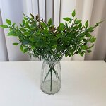 Artificial Plant - In Stock 5-branch Mint Leaf Decorative