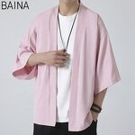 Men's Cardigan - 2026 Summer Casual Japanese Kimono Streetwear Shirt