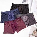 Men's Panties - High Quality Ice Silk Loose Comfortable Breathable Mesh Boxer Briefs