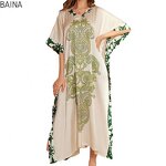 Women's Nightgown - Elegant High-End Long Modest Middle Eastern Style Spring Summer