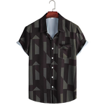 Men's Shirt - Spring Summer Floral Printed New Casual Beach Short Sleeve Design