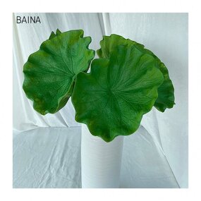 Artificial Plant - In Stock Single Pu Lotus Leaf Dekoration