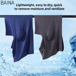 Men's Underwear - Wholesale Summer Ice Silk Ultra-Thin Quick-Drying Breathable High Elastic Large Size Boxer Briefs