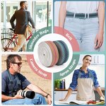 Webbing Jacquard - Blue Polyester 2" Upholstery for Belt Tote Sleeping Bag