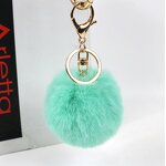 Key Chain - 6cm Pompom Pendant Bag Mobile Phone DIY Jewelry Accessories