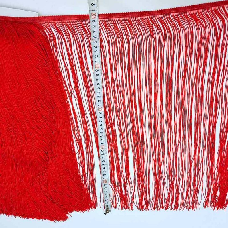 Fringe Trim - White Yellow 100% Polyester Wholesale