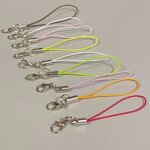DIY Lanyard - Short Jewelry Accessories with Metal Ring Lobster Buckle Pendant