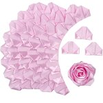 Hand-made Ribbon Rose - Polyester Flower Semi-finished Material for Beginner