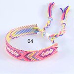 Braided Bracelet - Nepalese Ethnic Style Adjustable Colorful Tassel Lucky