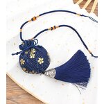 Tassel Pouch - Empty Portable Blessing Auspicious Bag for Carrying Blessings