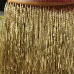 Fringe Trim - 16cm Gold/Silver Handmade Heavy Beaded for Garment Accessories