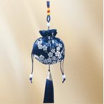 Tassel Pouch - Empty Portable Blessing Auspicious Bag for Carrying Blessings