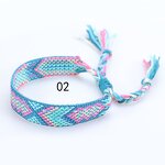 Braided Bracelet - Nepalese Ethnic Style Adjustable Colorful Tassel Lucky