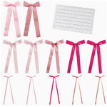 Satin Fabric Ribbon - Polyester Solid 2.5cm Multi-Color for Gift Wrapping Hair