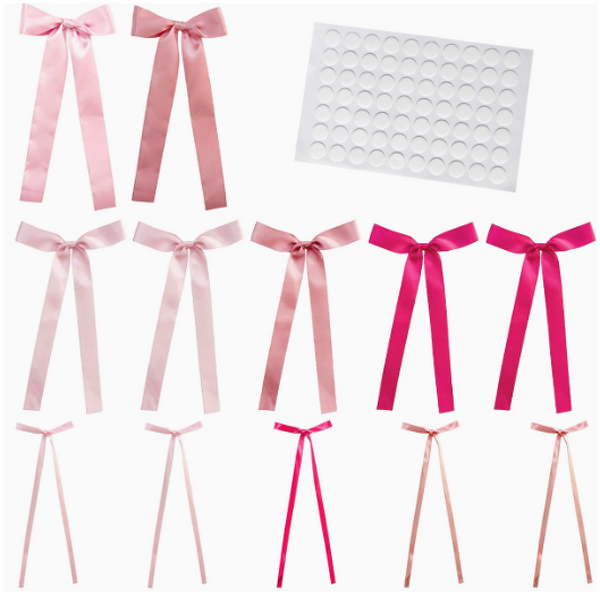 Satin Fabric Ribbon - Polyester Solid 2.5cm Multi-Color for Gift Wrapping Hair