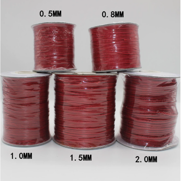 Wax Rope Manufacturer - Korean 0.5mm-5mm for Necklace Jewelry with Pendant Chain