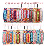 Friendship Bracelets - Handmade Adjustable with Sliding Knot for Women Kids