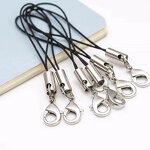 DIY Lanyard - Short Jewelry Accessories with Metal Ring Lobster Buckle Pendant