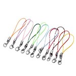 DIY Lanyard - Short Jewelry Accessories with Metal Ring Lobster Buckle Pendant