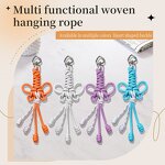 Keychain Manufacturer - Handwoven Nylon Cord Classic Butterfly & Heart Carabiner