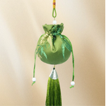 Tassel Pouch - Empty Portable Blessing Auspicious Bag for Carrying Blessings
