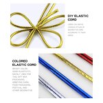 Elastic Ribbon Bow - Pre-Tied Red Stretch Loop for Gift Box Packing Wrapping