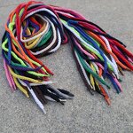 Shoelaces - Thick Rope Twisted with DIY Custom Accessories Cotton for Sneaker