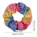 Hair Scrunchy - European American Hot Sales Laser Gradient Color for Women