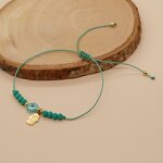 Evil Eye Bracelet - Crystal Bead Couple Friendship Good Luck Hand-woven