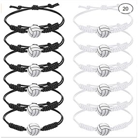 Sports Bracelet - Hand-woven Colorful for Football Basketball Volleyball Tennis