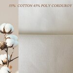 Corduroy Fabric - 100 Cotton Baby Soft Solid 57 Inch for Sewing Apparel Quilting