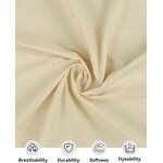 Muslin Cloth - Unbleached 63" Medium Weight 100% Cotton for Dressmaking Lining