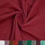 Jersey Knit Fabric - Slub Cotton Spandex 2 Way Stretch 170GSM for Apparel