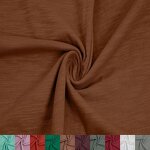 Jersey Knit Fabric - Slub Cotton Spandex 2 Way Stretch 170GSM for Apparel