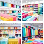 Broadcloth Fabric - Breathable Poly Cotton 60" Wide for Sewing Clothing Lining