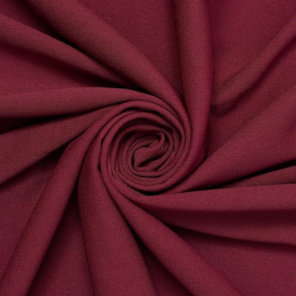 Double Knit Fabric - Stretch Polyester Spandex 280GSM Heavyweight for Apparel
