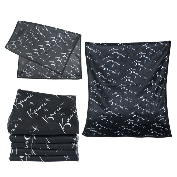 Towel - Custom Design Logo Printed Bamboo Fiber Microfiber for Salon Gym Quick Drying