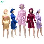 Robe - High Quality Wholesale Sexy Female Beauty Lace Ladies Satin Pajamas