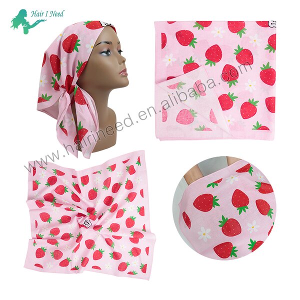 Cycling Headwear - Wholesale Custom Silk Head Scarves Magic Wrap Square Bandana