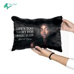 Satin Bag - Customize Zipper with Logo for Hair Packaging Jewelry Storage Pouch