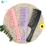 Hair Comb - Customized Printed Salon Detangling Professional Wide Tooth Plastic