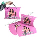 Pillow Box Packaging - Custom Logo Luxury for Human Hair Extension Bundles Wigs