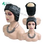 Satin Edge Band - Custom Logo Hair Wraps Cotton Padding Lined Wide Head Wrap