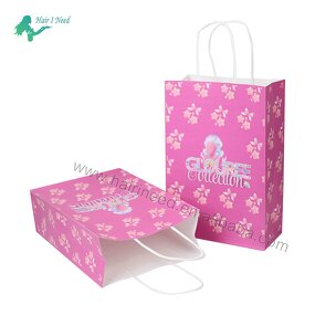 Kraft Paper Bag - Customized Luxury Colorful Printed Tote Reusable with Handle