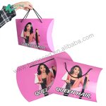 Hair Extensions Packaging Box - Customized Logo Wig Paper Pillow Box for Gift