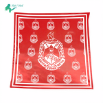 Hair Scarf - Custom Digital Printing Designer Satin for Women Delta Sigma Theta