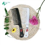 Hair Comb - Custom Plastic Wide Tooth Hairdressing for Curly Cutting Styling