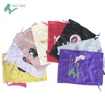 Drawstring Bags - Custom Logo Silk for Hair Bundles